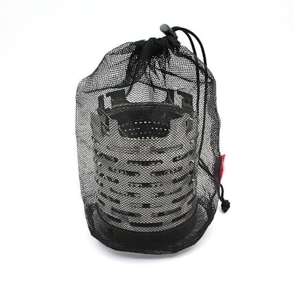 Sort Mesh Taske Nylon Taske Holdbar Mesh Taske med Snøre Lille Rejsetaske Mesh Opbevaringspose til Kosmetik Brusebad Gels Krukke Tennisbold Værktøjer 5 stk/lo
