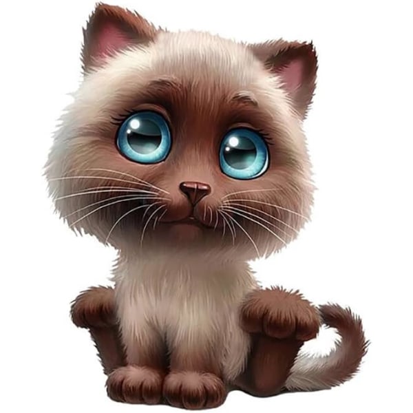 Vattentät Rolig Bilklistermärke, Rolig Katt Bil Vinyl 3D Katt Bil Dekaler Dekorera Bilkropp Rolig Bilklistermärke