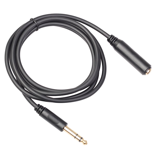 Ljudkabel (3m), universell kontinuerlig kabel, formsprutad guldpläterad huvudmixer/elgitarr stereo stor 3-polig 6,35 hane till hona förlängning