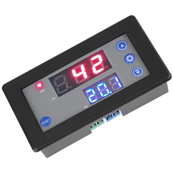 Dubbel digital LED Timer Cykeltimer