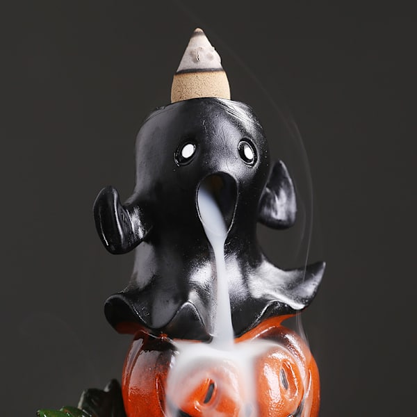 Harpiks Halloween Græskar Tilbageflow Røgelse Brænder Kreativ Spøgelsesfestival Tilbageflow Aromaterapi Brænder