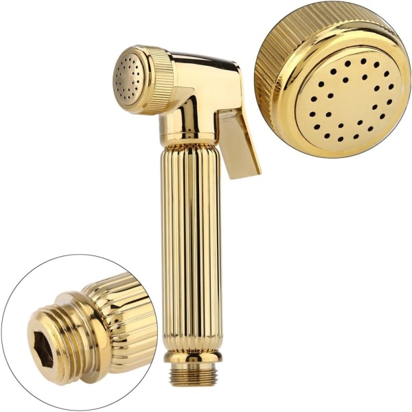 Hygienkit WC/Toalett Bidet Handdusch Portabel Väggmonterad Spray/Sprayhuvud/Handduschset för Personlig Vård Hygien Potta Toalett Guld
