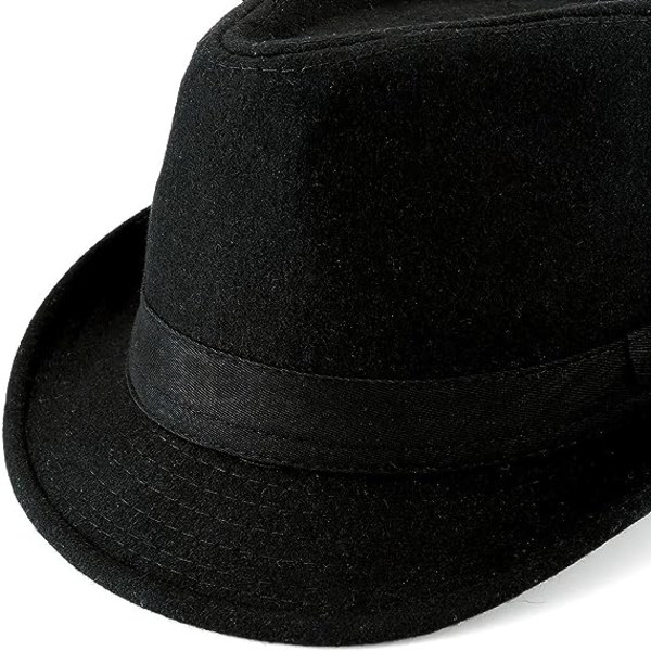 Hat Trilby Hats Cotton Blended Panama Sun Jazz Cap for menn kvinner