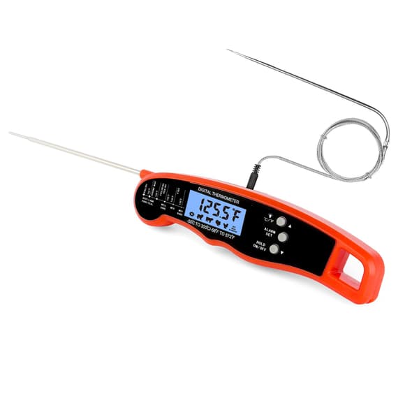 Dobbel probe grilltermometer Foldable mattermometer Kjøttkokingsalternativer