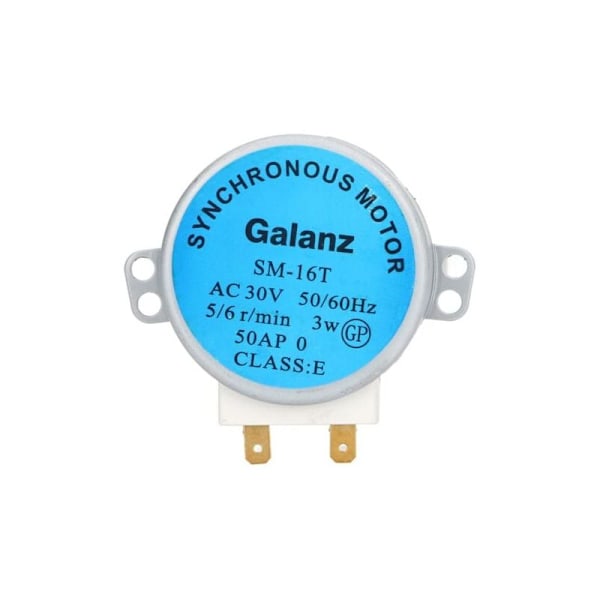 Mikrobølgeovn Dreietallerken Motor, SM 16T Mikrobølgeovn Dreietallerken Motor for Galanz AC30V Original Kobber Mikrobølgeovn Synkronmotor (Dreietallerken Mot