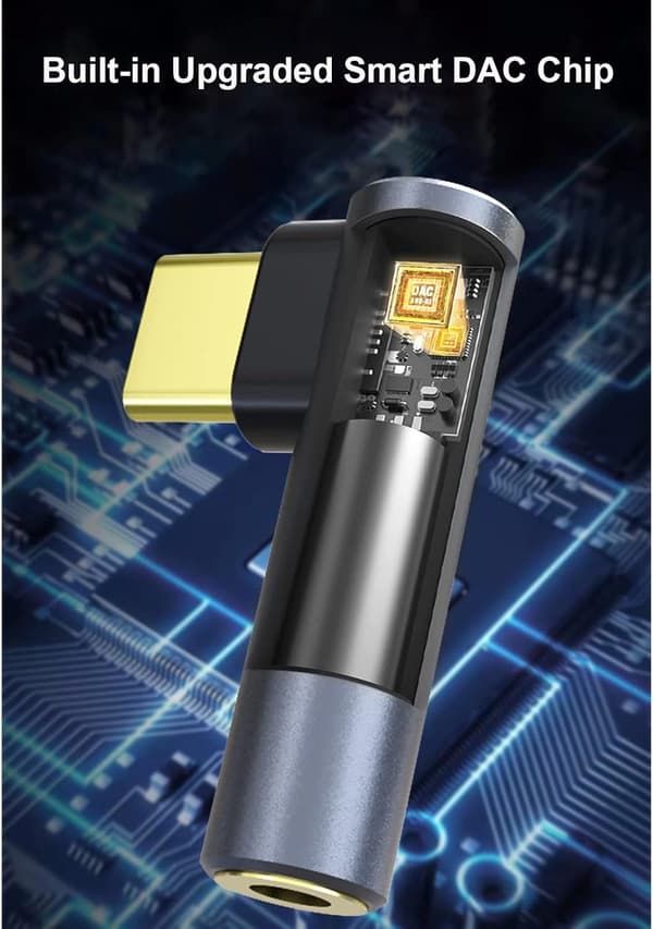 USB C til 3,5 mm hovedtelefonstikadapter, Type C til 3,5 mm hovedtelefonadapter, Aux-lydadapter til hovedtelefoner