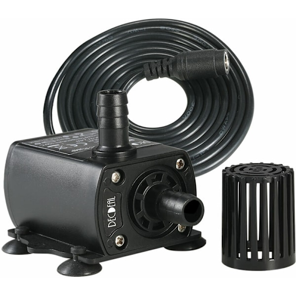De dier vandpumpe DC ultra-stille børsteløs, 250l/t flow
