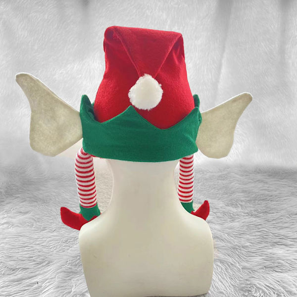 Jultomtehatt Dekoration Tillbehör Jul Halloween Tomtenissehatt Julhatt
