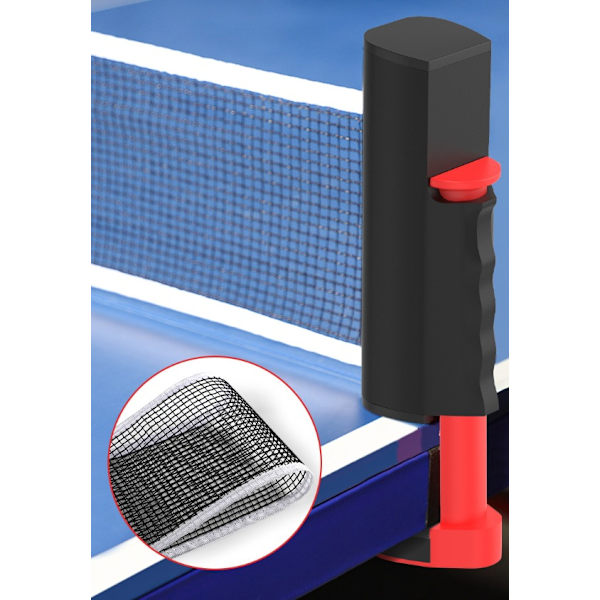 Musta punainen pöytätennisverkko, vedettävä pöytätennisverkko/vaihtosarja, säädettävä verkko, kannettava matkaverkko, sisätilojen lisävarusteet