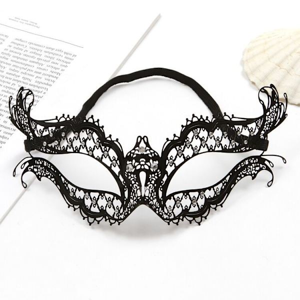Maskeradmask Halloween karneval kostymmask