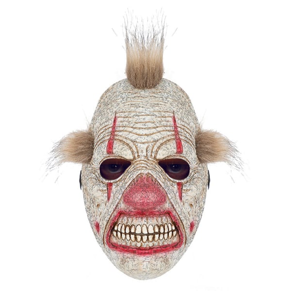 Halloween Mask Lilla Rödluvan Rolig Clown Skräck,halloween Vuxen Mask Latex Huvudskydd Djävul Mask Fest Dekoration Rekvisita(stil C )(1st)