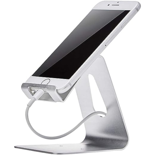 (Sølv og svart) telefonholder for iPhone og iPai