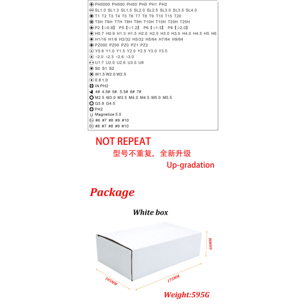 135 i 1 datorplatta demontering skruvmejsel-Apple Android mobiltelefon elektronisk reparation