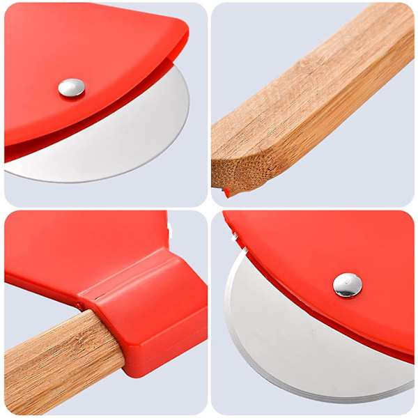 Pizza Cutter Pizza Cutter Rustfrit Stål Pizza Cutter