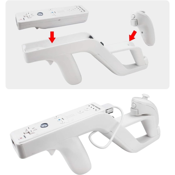 2 stk- Wii Zapper Gun, Shooting Gun for Wii Zapper Gun Pistol Wii