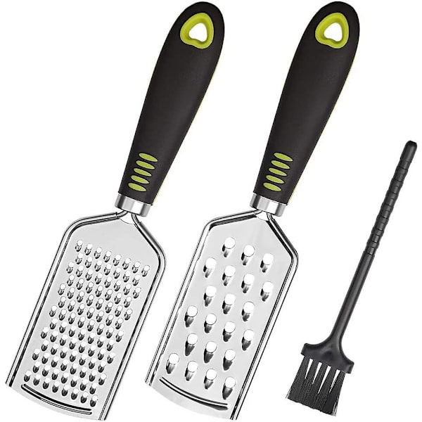 3 Rustfrit Stål Rubbing, Skarpe Ost Vene Kartoffel Rive Grov  Fine Rasper Gave