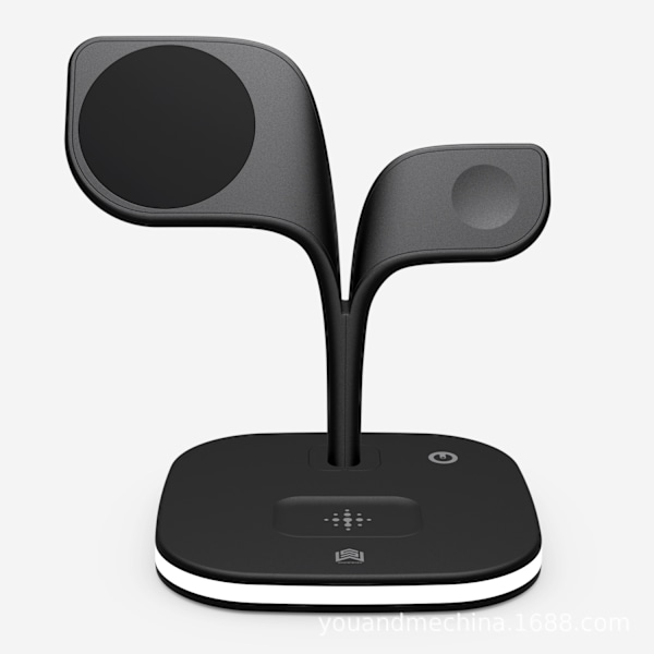 Magnetisk tre-i-ett trådløs mobillader for iPhone14/13/12 øretelefonklokke