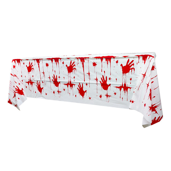 260CMx 130CM Verinen zombie-pöytäliina Halloween-juhlatarvikkeiden koristelu