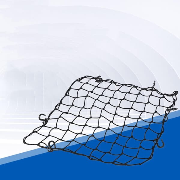 Bil bagagenet, super elastisk, bagagerumsnet, super elastisk, til universal bil, 40 x 40 cm, sort