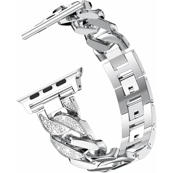Kompatibelt Apple Watch-armband 38/40/41mm Silver