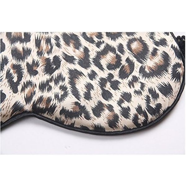 Sleep and Travel Mask (Leopard) Pure Natural Silk (Seine ja Clea