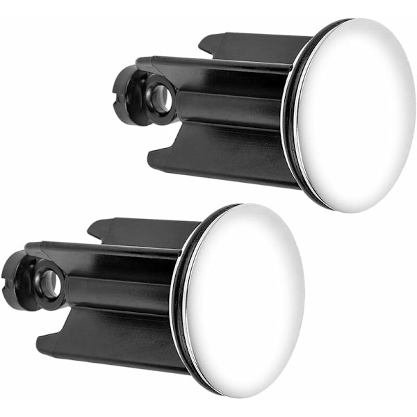 40mm 2 stk Premium Universal Vask Avløpsplugg, rustfritt og anti-kalk, for bidetvask, bad