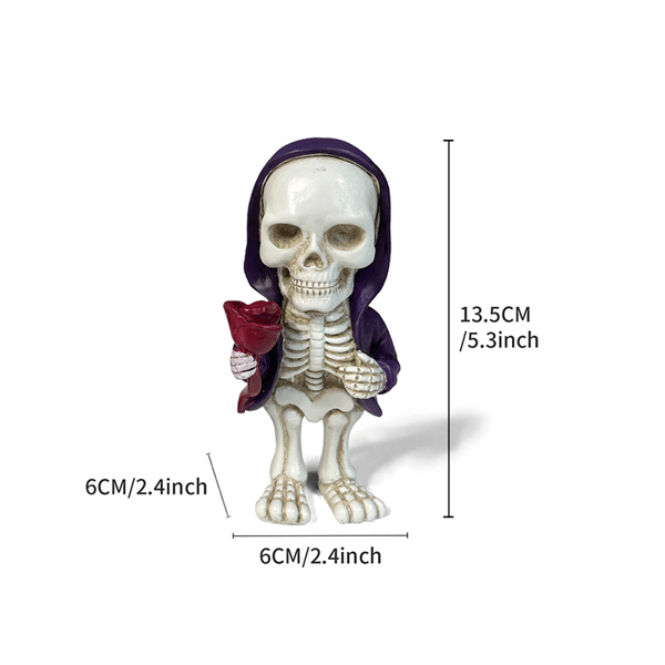 Trendiga Halloween-prydnader med gatukraniumdesign