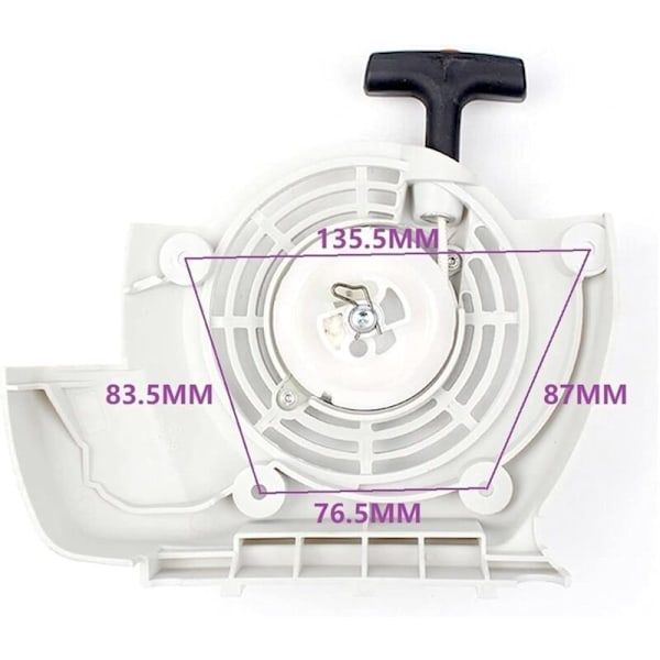 Startsnøre starter, for Stihl, FS120 FS200 FS250 FS300 FR350 BT120C BT121, starterssett 4134 080 2101 Startsett
