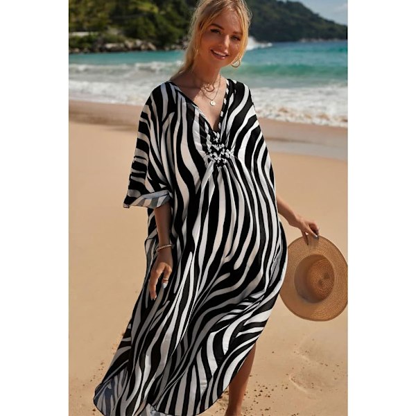 Dam Strandklänning Maxi Bohemian Bikini Cover Up