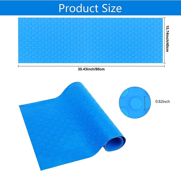 Swimmingpool stige måtte, stige måtte, 90x40cm (Dot) Stor svømning