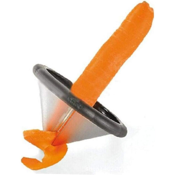 1 stk - Grå kjøkken frukt grønnsak gulrot agurk spiral slicer skjæring og kutting verktøy grønnsak rullende blomst slicer