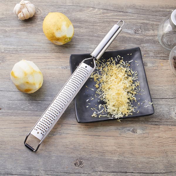 Rustfrit stål fint rivejern  Zester, smalt blad