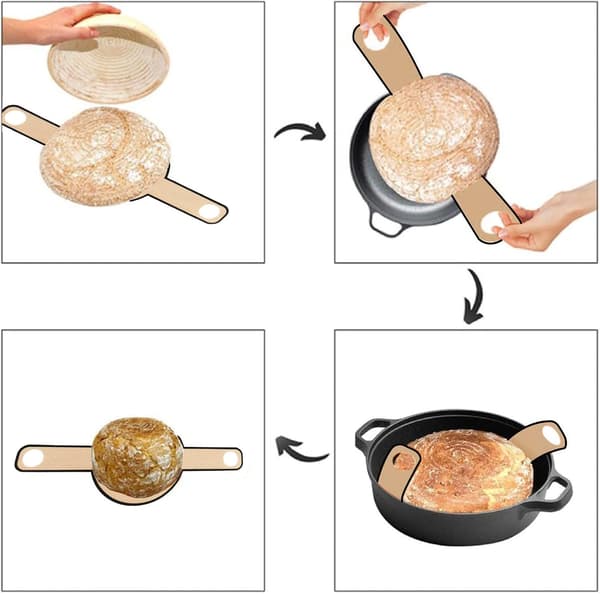 Silikon bakeunderlag, vaskbart og gjenbrukbart sklisikkert silikon bakeunderlag, silikon nederlandsk brødmatte