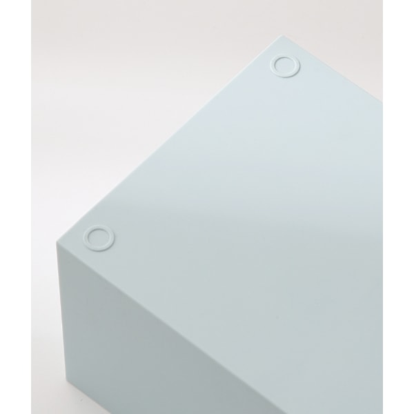 Rose Plastik opbevaringsboks til kosmetik små genstande blå L.24,5 x B.12 x H.9 cm