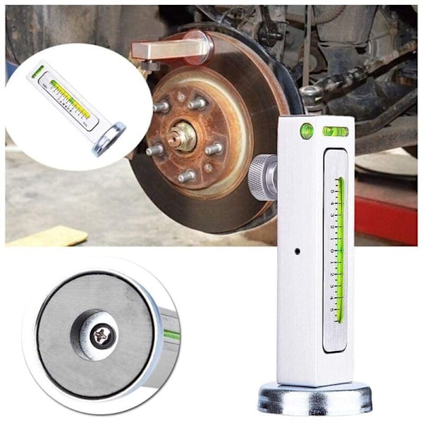 Magnetiskt mätverktyg för bil/lastbil camber fjäderben hjulinställning, magnetisk inställning camber hjulnavjusteringsmätare