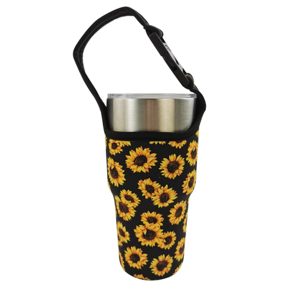 Sunflower 887ml Isolerad Neopren Mugghållare 4-pack