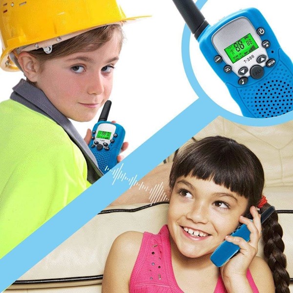 Barn Walkie Talkie Set Tvåvägsradio Intercom 1-3KM