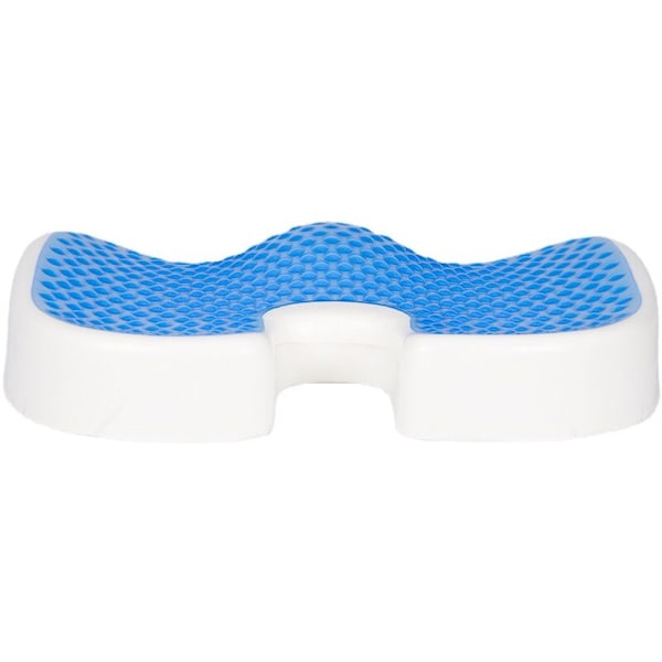 Kontorstolpute - Ergonomisk og ortopedisk pute i memory foam - svart, bred