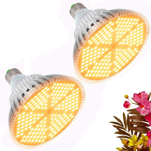 2 stk. 150W LED-pærer med fuldt spektrum