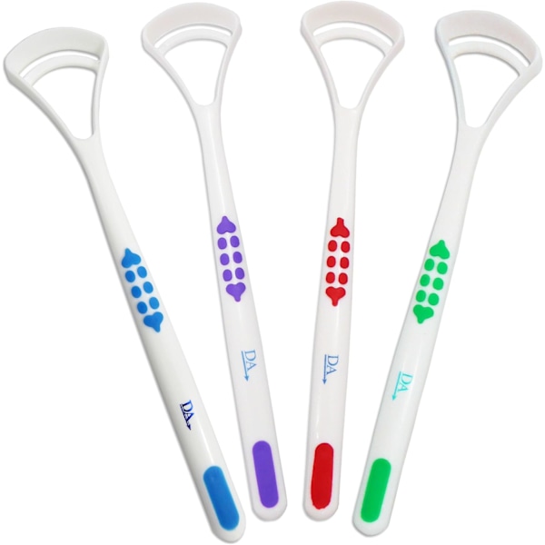 Tungeskrape Renser x 4 ~ 4 Fargesett ~ Oral Tannpleie
