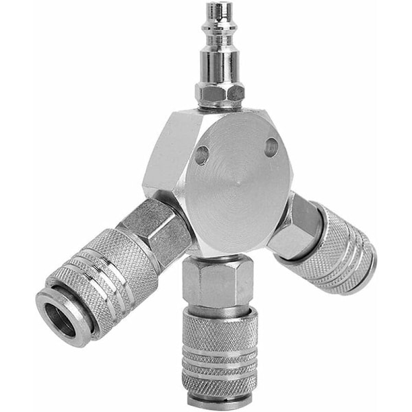 Trykkluftfordeler i Y - Hurtigkobling - 3-veis - Pneumatisk kobling - Hurtigkobling - 1/4 F -NPT