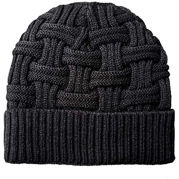 Vinterhat Varm Strikket Tyk Løs Løs Hue Skull Hat Mænds Gave One Size