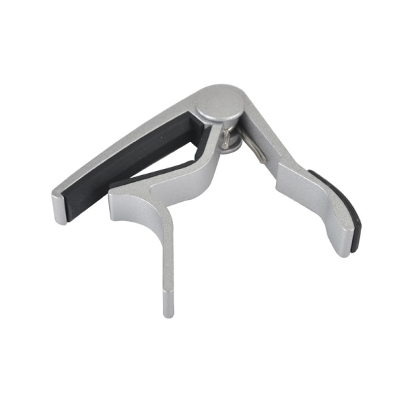Gitarr, Alloy Guitar Capo för 6-strängad Folk Gitarr, Elektrisk och Akustisk Gitarr Ukulele, Mandolin och Banjo Silver.