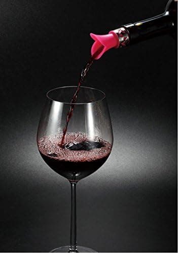 3 søde sjove vinflaskepropper silikone materiale lilje grøn, pink, lilla vin hælder