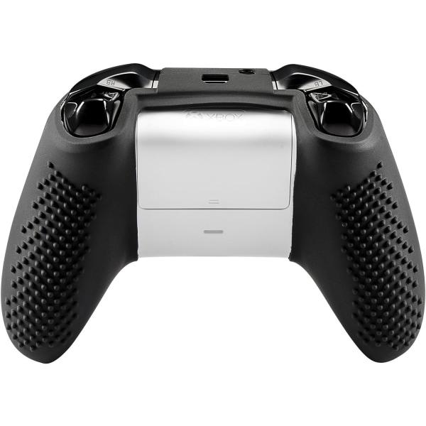 Antiskli silikondeksel for Xbox One X/S-kontroller, antisklibeskyttelse for Xbox One X/S-kontroller med 2 stk joystick-hette, silikondeksel for Xbo