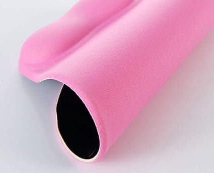 (Pink) Musemåtte, behagelig og ergonomisk håndledsstøtte til bærbar computer, skrivebord, kontor, spil