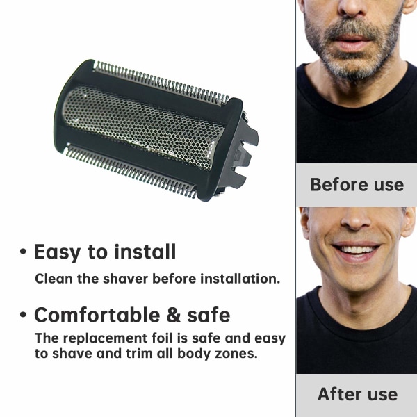 2-pack ersättningsrakhuvuden för Philips, rakbladshuvud kompatibelt med Philips Bodygroom BG2024 BG2025 BG2026 BG2028 BG2036