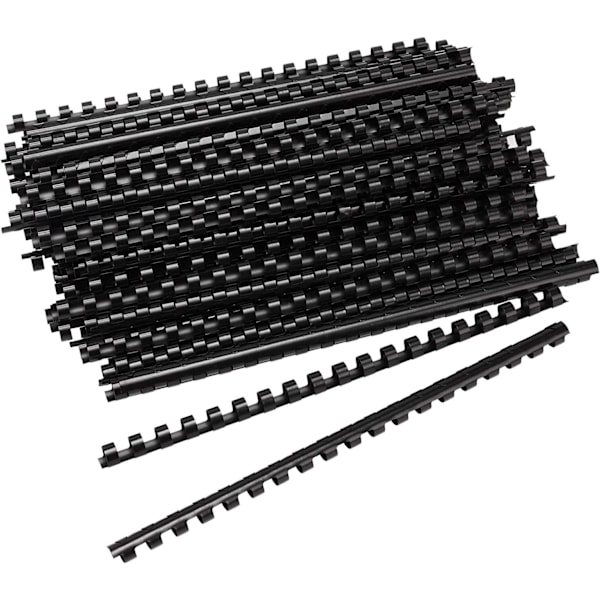 Plastbindespiral, 100 stk./boks, 19 hull, 10 mm