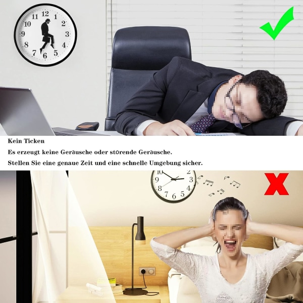 10 tum Kreativ väggklocka för vardagsrumsväggdekor