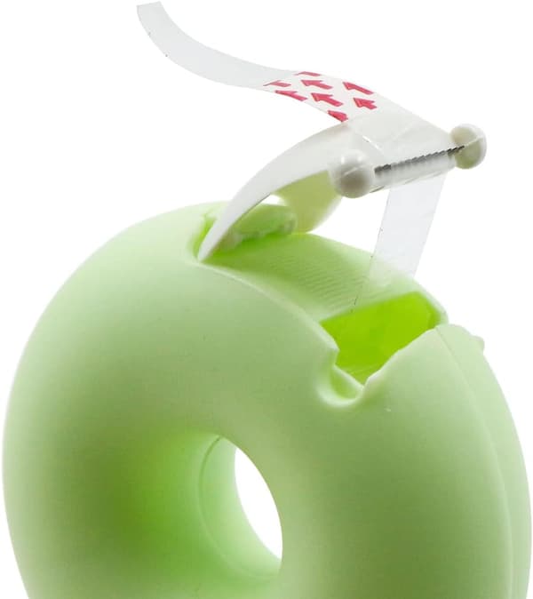 Sett med 4 filmtape-dispensere - Mini Donut-formet tapekutter Acce